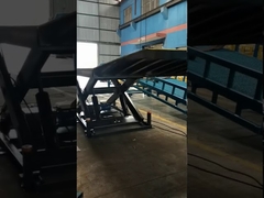 Plateforme de levage à ciseaux stationnaire lourde avec lèvre longue