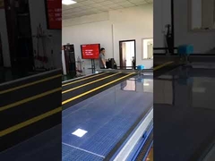 Découpe automatique du tissu PVC pour abri de quai de chargement mécanique