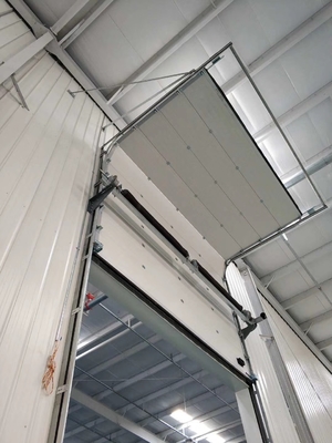 Sectional garage doors satisfy applications where durability, reliability and economy are top priorities