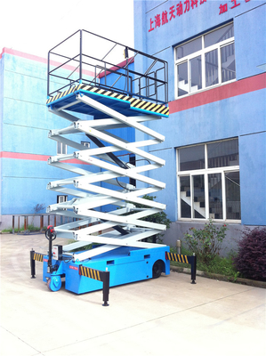 Portable Mobile Scissor Lift Table With Extendable Platform Anti Explosion Valves