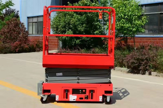 12m Mobile Scissor Lift Self Propelled Construction Upright Work Platforms