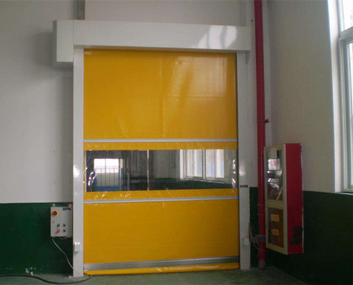 Porte de PVC à grande vitesse de portes, de séparation pour l'atelier et pièce propre quelle tension AC220V 50HZ